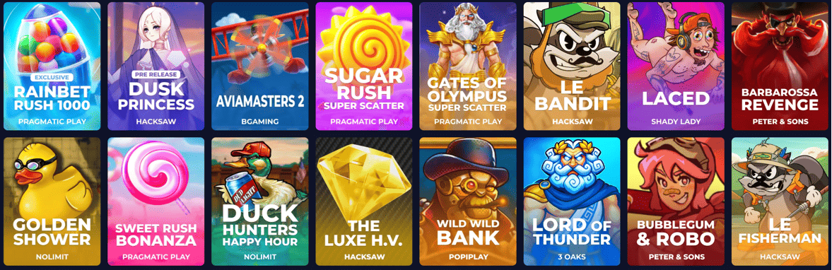 Slots Rainbet Casino