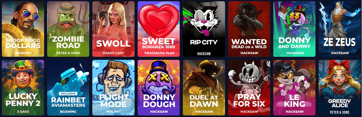 Slots Rainbet Casino